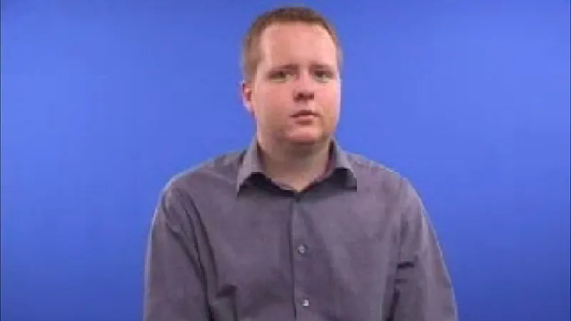 Man sitting on a chair with a normal posture