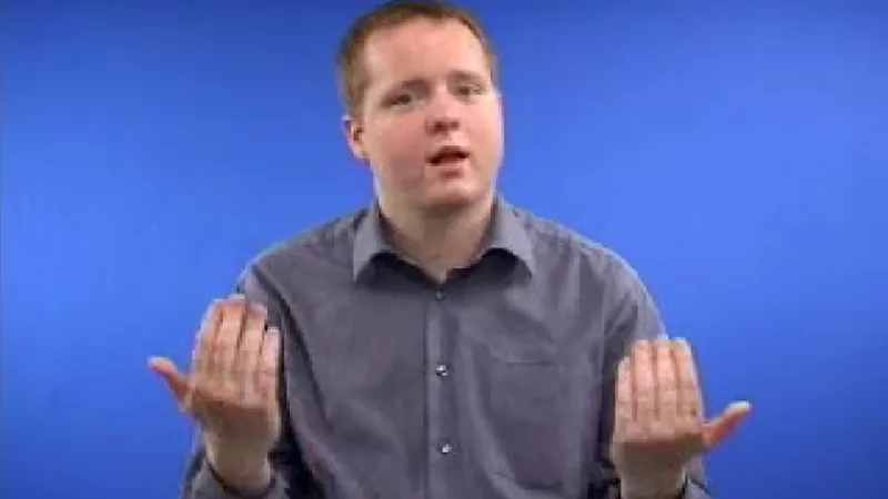 Welcome in British sign language tutor 