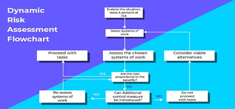 A Flowchart Exhibiting the Scenario of Dynamic Risk Assessment
