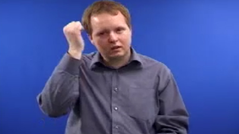 Idiot in sign language usa