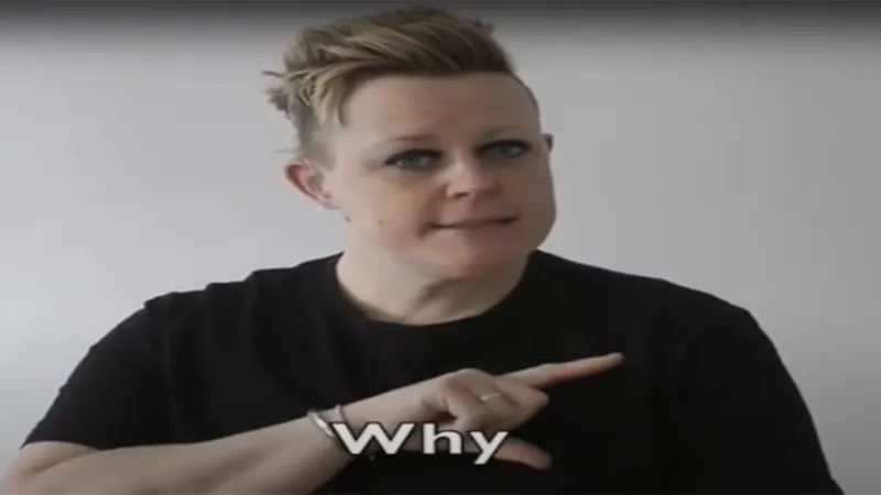 Why in sign language uk