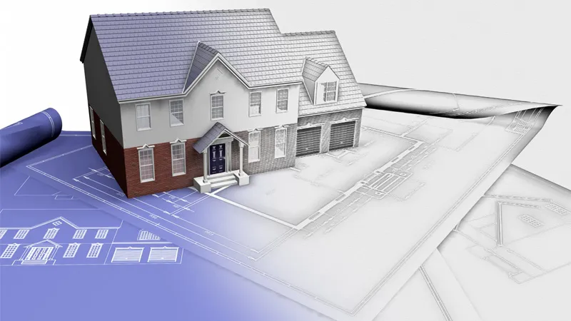 3D design of a house