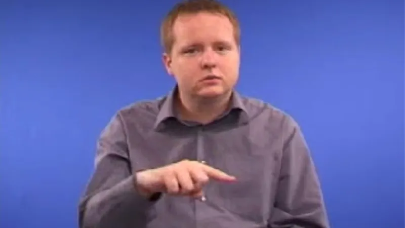 posture And in British Sign Language