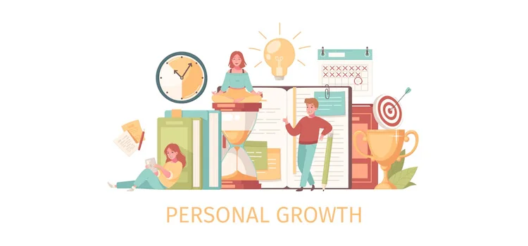 Personal Growth Demonstration with Self Development Composition