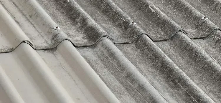 Old Rusty Asbestos Roof
