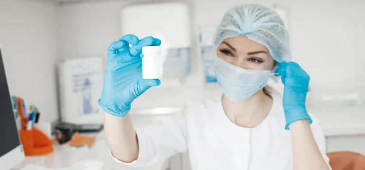 Medical Laboratory Assistant Collecting Specimen