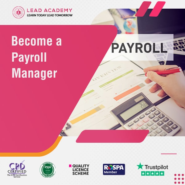 Payroll Manager Training Course Online