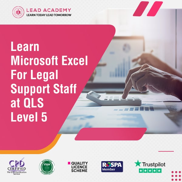 Microsoft Excel Course For Legal Support Staff at QLS Level 5