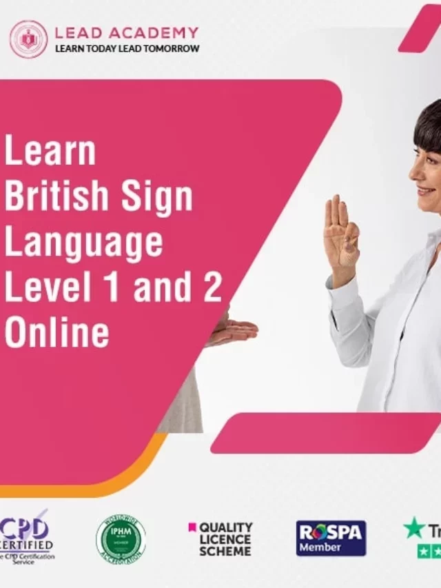 British Sign Language (BSL) Level 1 & 2 Course Online