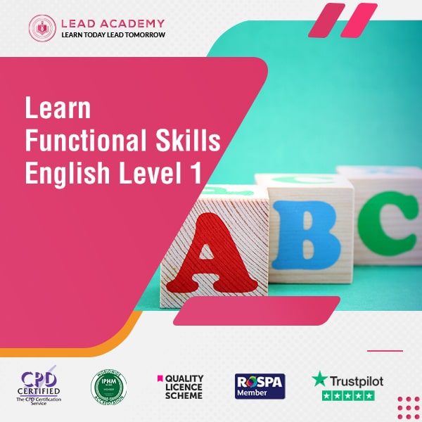 Functional Skills English Level 1 Course