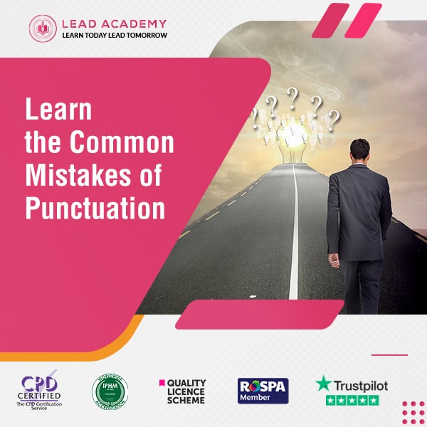 Punctuation Course Online - Common Mistakes